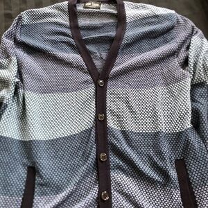 Vtg Gran Sasso Gradient Cardigan